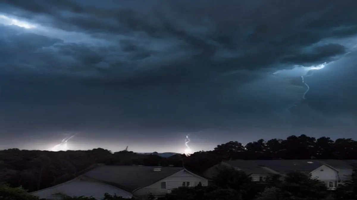 Severe Thunderstorm Warning Escalates Across Northeast US